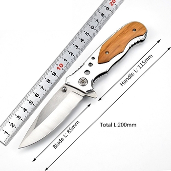 Nož za preživljavanje sa brzim otvaranjem, sklopivi prijenosni džepni nož, duljina oštrice 8 cm