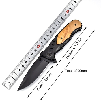 Nož za preživljavanje sa brzim otvaranjem, sklopivi prijenosni džepni nož, duljina oštrice 8 cm