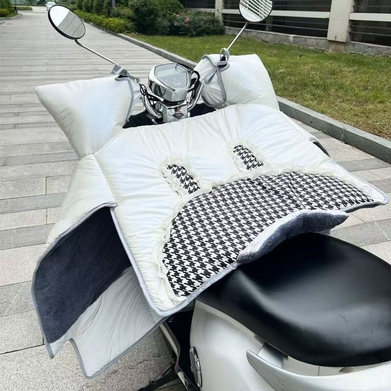 Cuvertură pentru parbrizul mașinii electrice – stil desen animat, material PU, impermeabil, Brand Jihang