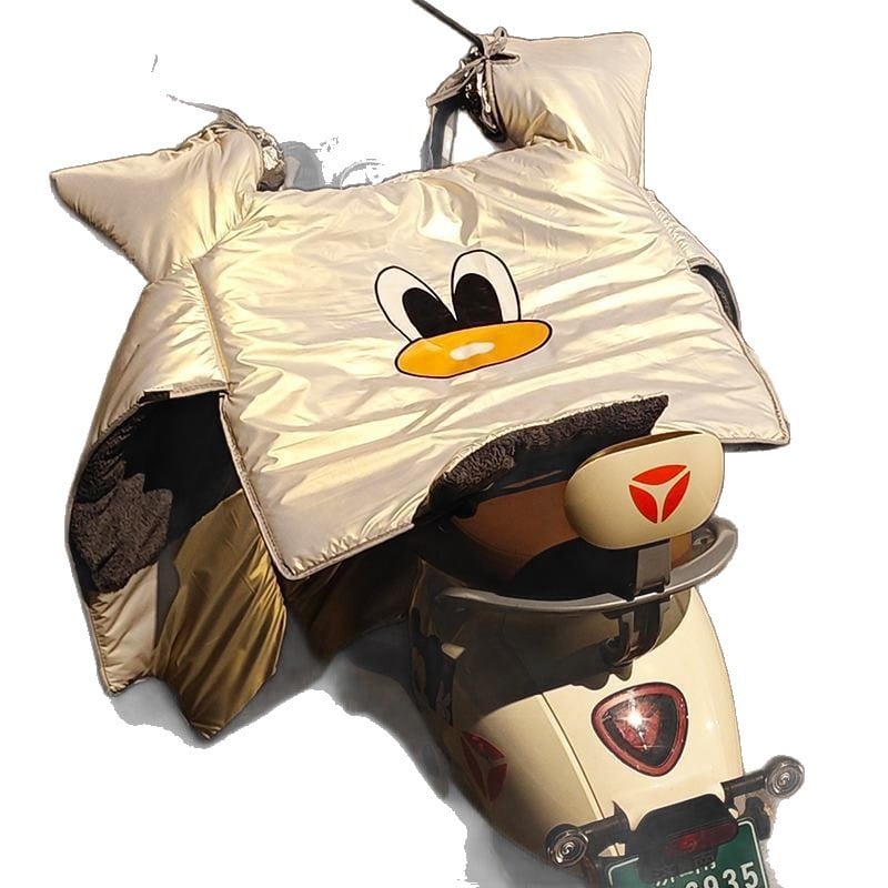 Cuvertură pentru parbrizul mașinii electrice – stil desen animat, material PU, impermeabil, Brand Jihang