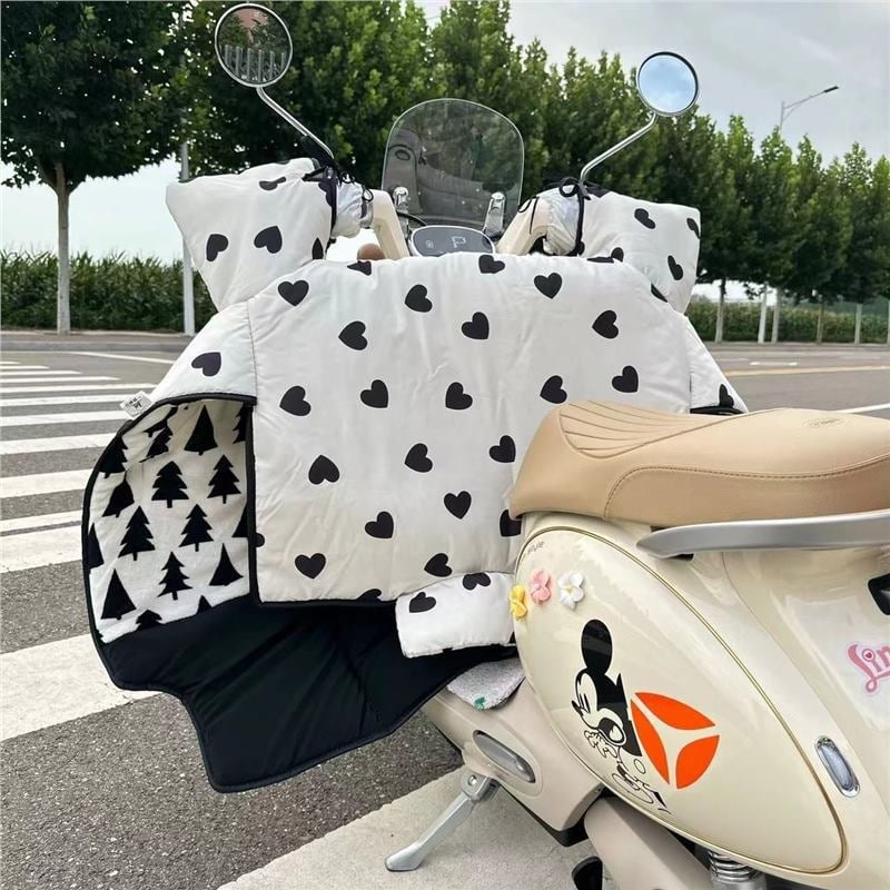 Cuvertură pentru parbrizul mașinii electrice – stil desen animat, material PU, impermeabil, Brand Jihang