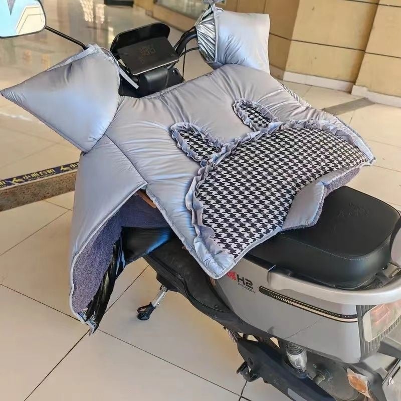 Cuvertură pentru parbrizul mașinii electrice – stil desen animat, material PU, impermeabil, Brand Jihang