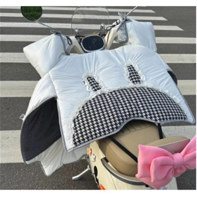 Cuvertură pentru parbrizul mașinii electrice – stil desen animat, material PU, impermeabil, Brand Jihang