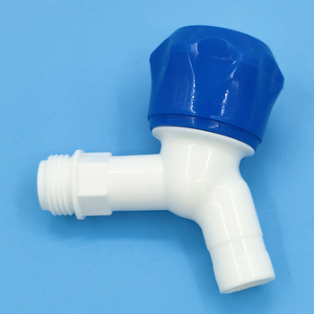 Robinet din plastic, supapă cu bilă, montaj filet, model Big Head, intrare/ieșire 20/25 mm