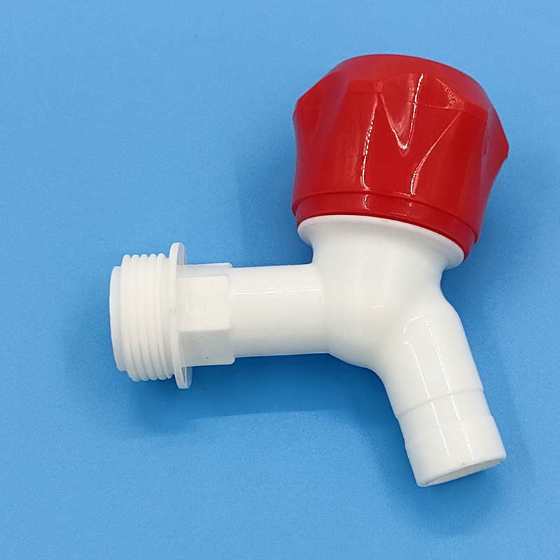 Robinet din plastic, supapă cu bilă, montaj filet, model Big Head, intrare/ieșire 20/25 mm