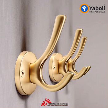 Vješalica za odjeću od cinkove legure, model Hook Series-02, površinska obrada: anodna oksidacija, brend yabaoli/Abel, stil: moderni minimalizam, lagani luksuz