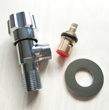 Valvă unghiulară din cupru pentru boiler de apă și toaletă, montaj pe perete, conexiune filetată manuală, presiune de lucru 0.8 MPa