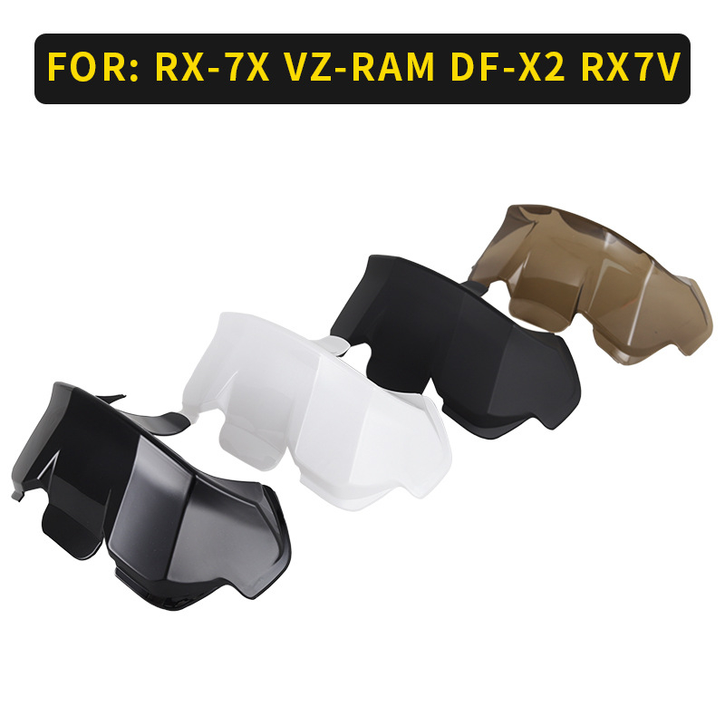 Rx7X stražnje krilo kacige — kompatibilno s kacigama VZ-RAM, DF-X2 i RX7V, montaža ljepilom