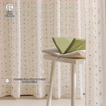 Japonsky inšpirovaný polyesterový záves, moderný minimalistický dekoratívny záves do obývačky, spálne a pracovne