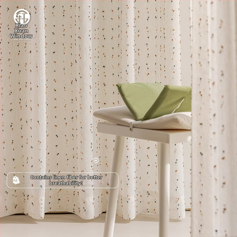 Japonsky inšpirovaný polyesterový záves, moderný minimalistický dekoratívny záves do obývačky, spálne a pracovne