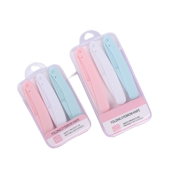 Αναδιπλούμενος τριμερ φρυδιών — σετ τριών φρυδιών για το σχήμα φρυδιών — Μάρκα Helen Beauty; Προέλευση Τζίνχουα; Υλικό ρητίνη; Τύπος εργαλείου τριμερ φρυδιών