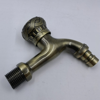 Zidni retro europski faucet za perilicu i mop lavabo – brzo otvaranje, ukrasni antički dizajn, cink lega, keramički jezgreni ventil, 4-točkovno spojenje