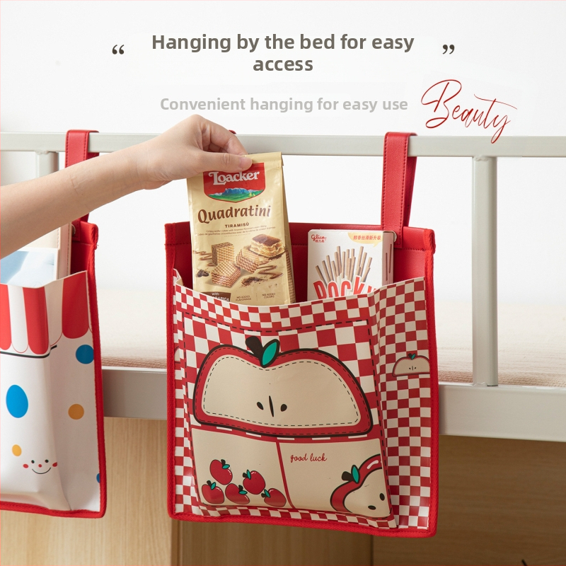 PU visiaca taška na skladovanie – jednoduchý moderný štýl, na stenu, určená pre spodné prádlo, ponožky, knihy a pochúťky