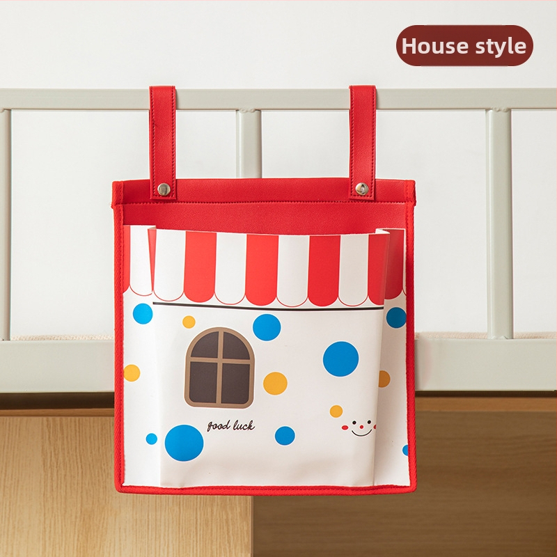 PU visiaca taška na skladovanie – jednoduchý moderný štýl, na stenu, určená pre spodné prádlo, ponožky, knihy a pochúťky