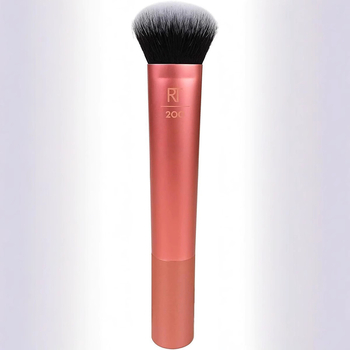 RT серия Всичко-в-едно професионален комплект четки за сенки за очи – четки с животински косми за лице, 4 броя + 2 гъби