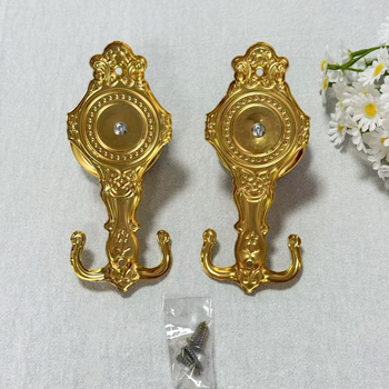 Стенна кука за завеси – цинкова сплав, лек лукс стил, с винт, Jin Yi Ge