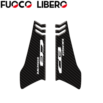 Set naljepnica za spremnik goriva za Honda CB650R/CBR650R — motiv ribje kosti, bočne naljepnice; FUOCO LIBERO; prilagodljivo; licencirana privatna oznaka