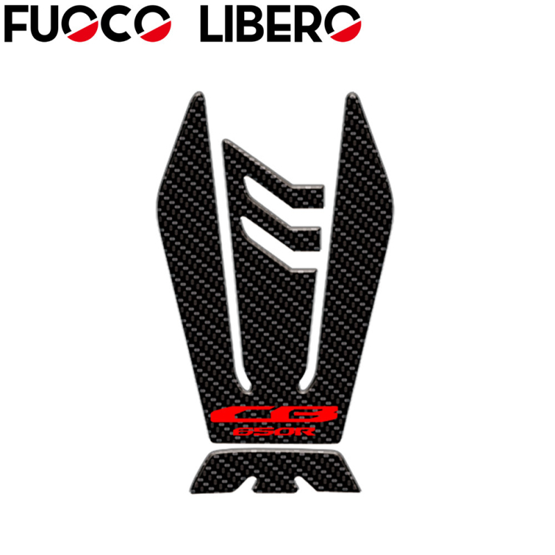 Set naljepnica za spremnik goriva za Honda CB650R/CBR650R — motiv ribje kosti, bočne naljepnice; FUOCO LIBERO; prilagodljivo; licencirana privatna oznaka