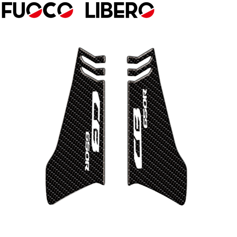 Set naljepnica za spremnik goriva za Honda CB650R/CBR650R — motiv ribje kosti, bočne naljepnice; FUOCO LIBERO; prilagodljivo; licencirana privatna oznaka