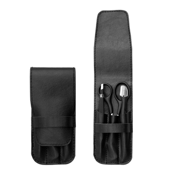 Set de unelte de frumusețe din oțel inoxidabil: clemă pentru sprânene cu margine înclinată, foarfece pentru sprânene și pieptene, set de 3 piese