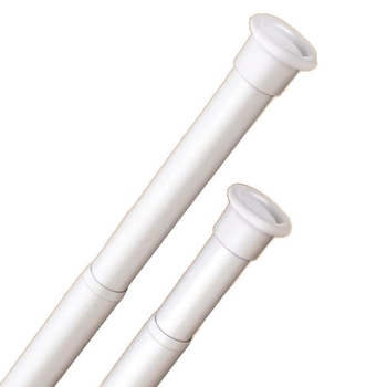 Tijă pentru perdea fără găuri, montaj cu adeziv pe perete, aliaj de aluminiu, potrivit pentru garderobă și uscător de haine