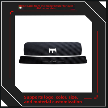 Ochranná lišta prahu pre Honda Civic 2016-2025 (10. a 11. generácia) – textúra karbónového vlákna, WEETOOL, prispôsobiteľné