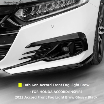 Predné obočie hmlovky pre Honda Accord 2018-2022, rám hmlovky pre predný nárazník, dvojdielna sada