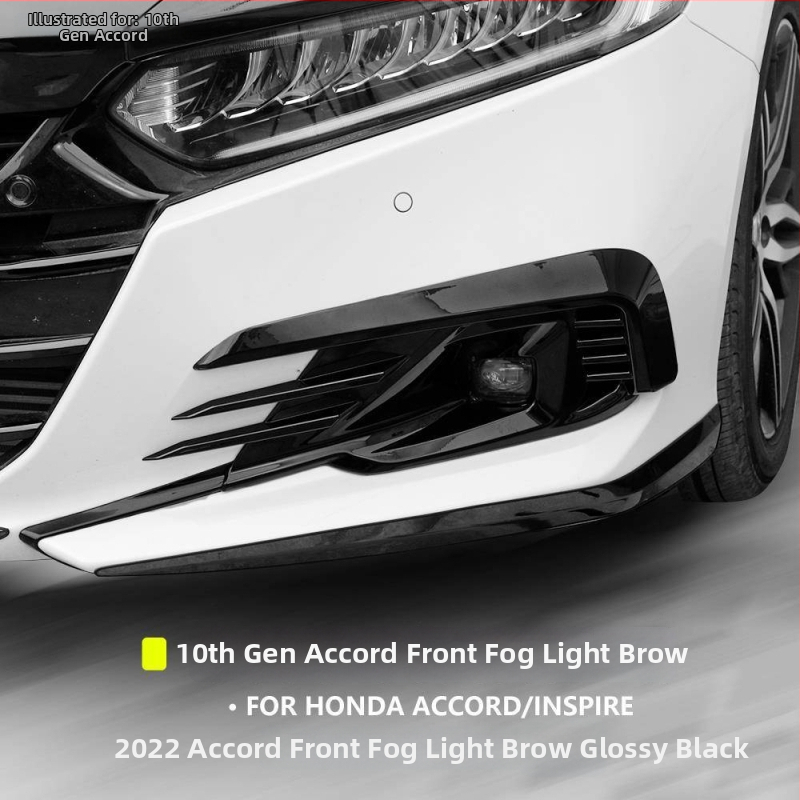 Predné obočie hmlovky pre Honda Accord 2018-2022, rám hmlovky pre predný nárazník, dvojdielna sada