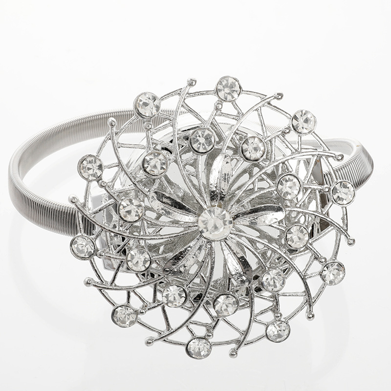 Bandă pentru perdea ck0049 – aliaj, cristale decorative, încuietoare magnetică, pentru perdele suspendate