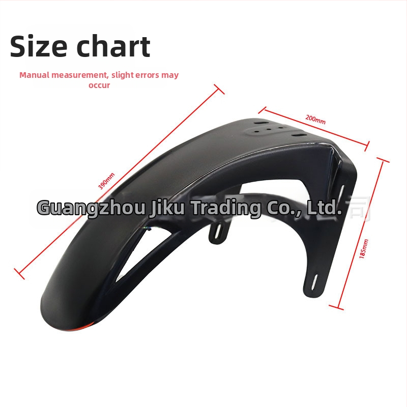 Svetelný predný blatník pre motocykel/elektrické vozidlo – plast, zosilnený štýl, model JK luminous front section