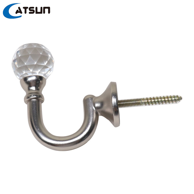 Falas függönykampó – alumíniumötvözet, modell Modern Wind, U-kampó / falra szerelhető, Home Taisheng, stílus Modern egyszerűség