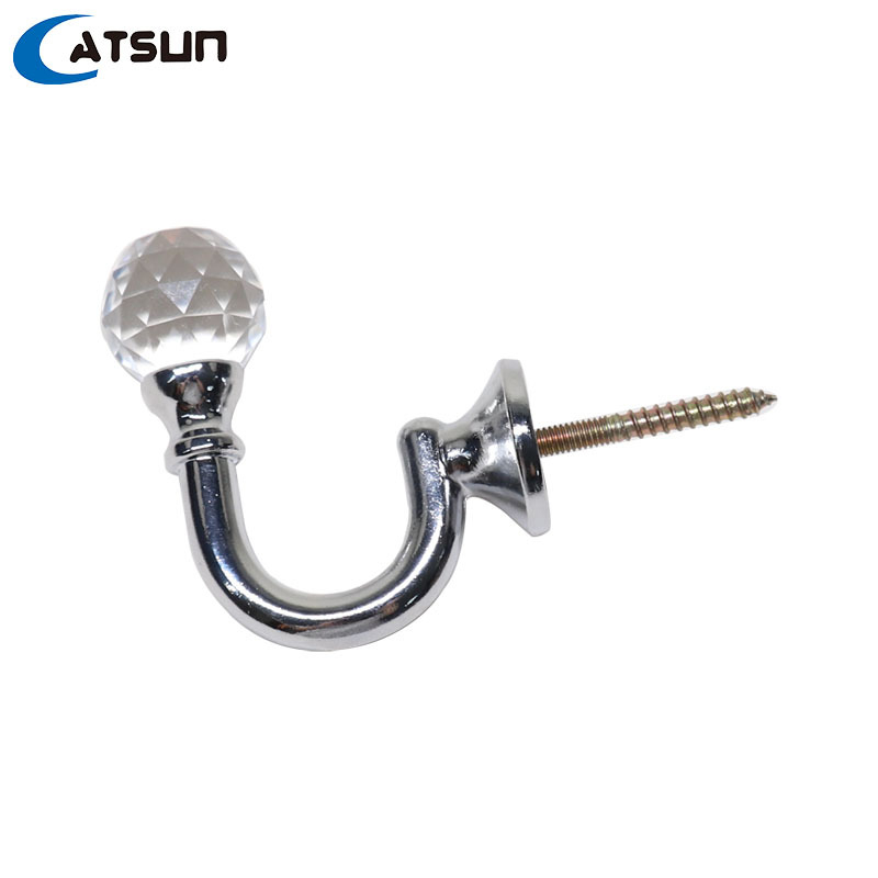 Falas függönykampó – alumíniumötvözet, modell Modern Wind, U-kampó / falra szerelhető, Home Taisheng, stílus Modern egyszerűség