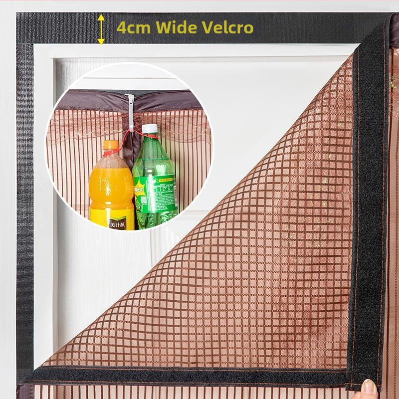 Sieťová dverová záves, moderný minimalistický štýl, do obývačky, spálne a reštaurácie