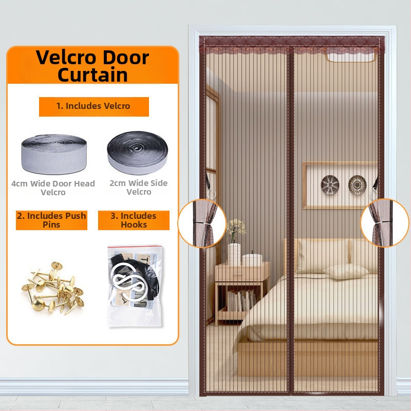 Sieťová dverová záves, moderný minimalistický štýl, do obývačky, spálne a reštaurácie