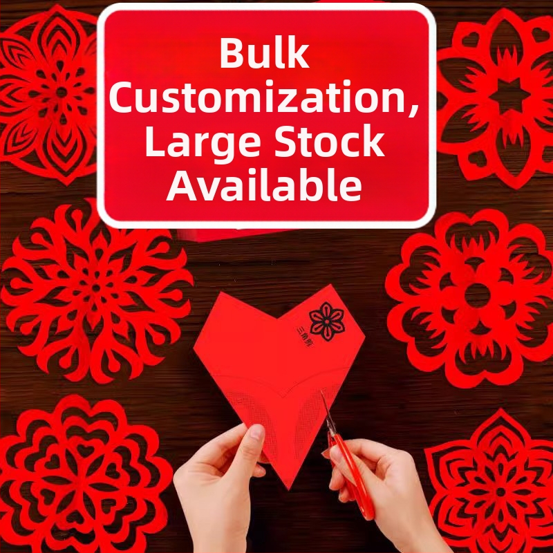 Okno papierové rezanie vzor pre deti DIY – materiál: papier, balenie: Opp taška, kategória: oknové mriežky