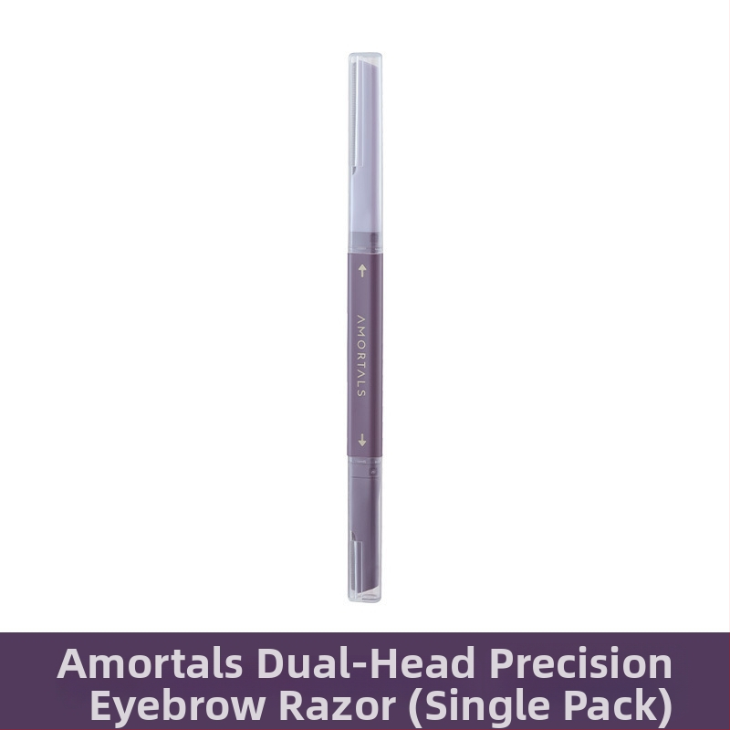 Двуглавен комплект бръснач за вежди за дами, AMORTALS/Ermu, безопасен, анти-надраскване