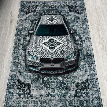 Covoraș de podea velur pentru living și dormitor - antiderapant, lavabil, pătrat, model solid