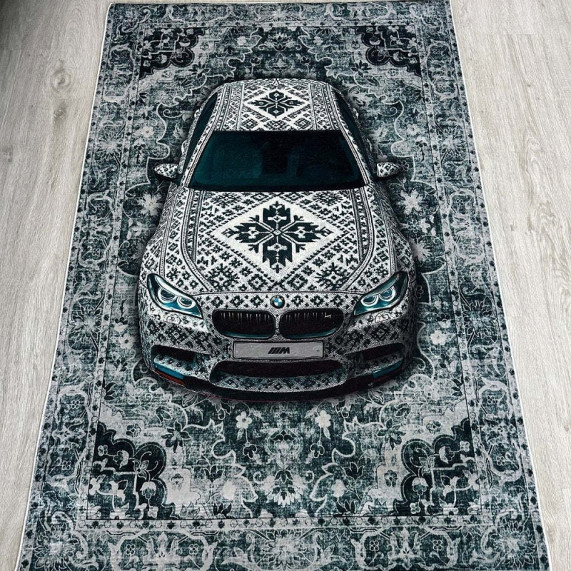 Covoraș de podea velur pentru living și dormitor - antiderapant, lavabil, pătrat, model solid