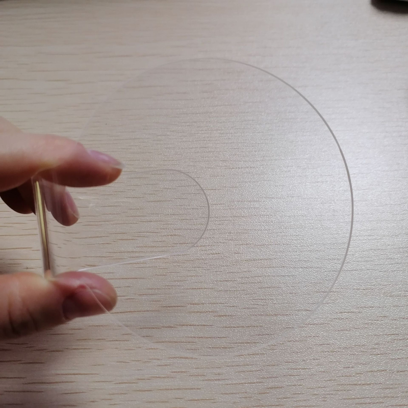 Wafferday Преносима акрилна палитра, кръгла с четири секции за смесване на течно фон дьо тен, козметичен инструмент