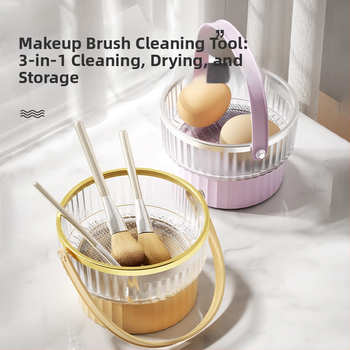 Silikónová krabička na čistenie štetcov na make-up a súprava na čistenie Beauty Egg so skladovacím boxom a stojanom na sušenie