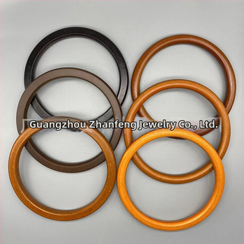 Ξύλινο κυκλικό δαχτυλίδι για DIY βραχιόλι και λαβή τσάντας – αξεσουάρ από ξύλο (Υλικό: Ξύλο; Μάρκα: Junfeng; Στυλ: Εθνικό στυλ; Μοτίβο: Μονόχρωμο; Λειτουργία: Μείωση φόρτου)