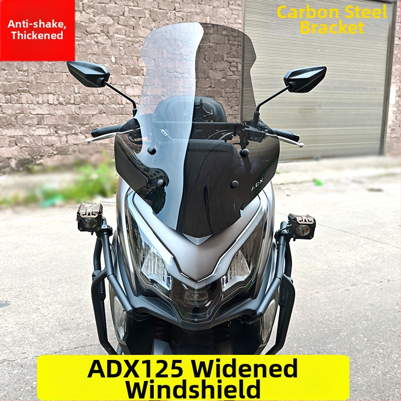 Adx125 Predné Sklo — Motocyklové predné sklo, proti vibráciám, dažďová ochrana