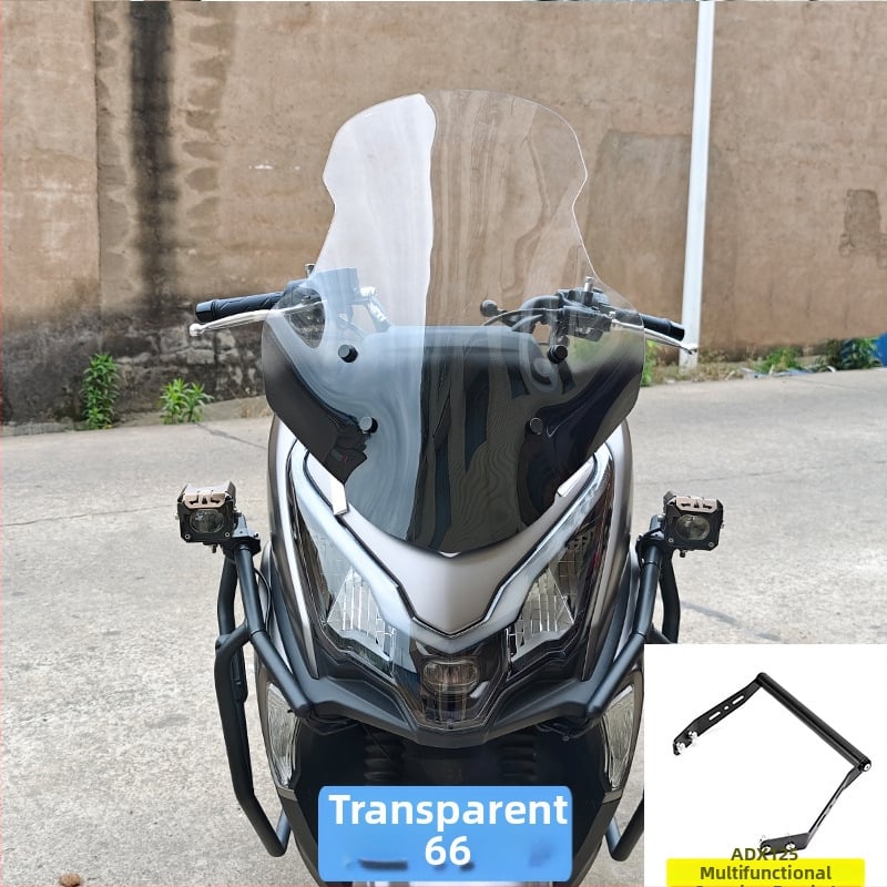 Adx125 Predné Sklo — Motocyklové predné sklo, proti vibráciám, dažďová ochrana