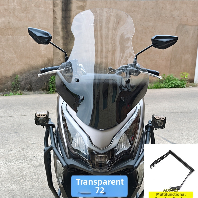 Adx125 Predné Sklo — Motocyklové predné sklo, proti vibráciám, dažďová ochrana