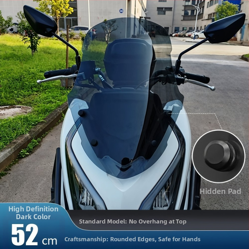 Adx125 Predné Sklo — Motocyklové predné sklo, proti vibráciám, dažďová ochrana
