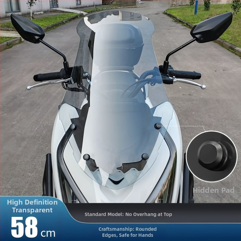 Adx125 Predné Sklo — Motocyklové predné sklo, proti vibráciám, dažďová ochrana