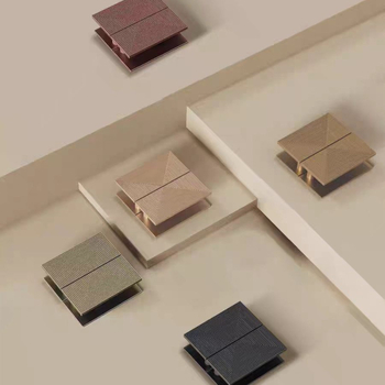 Kvaka za vrata, gravirana aluminijska legura, Novi kineski stil, Čvrsta ploča