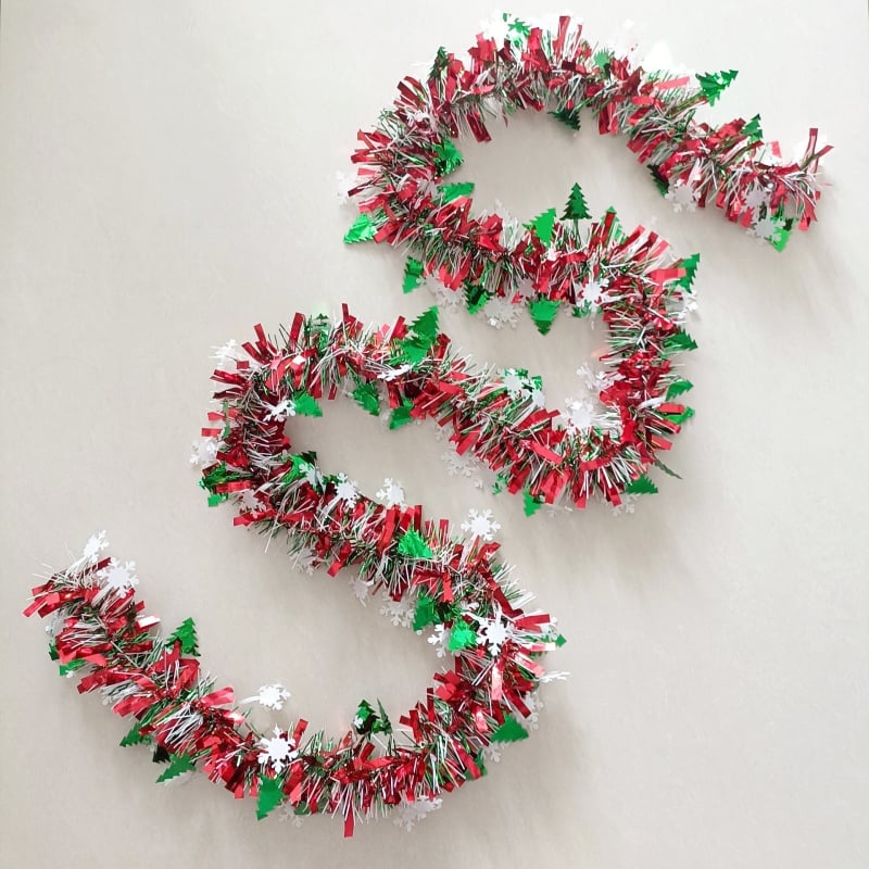 Κορδέλες για χριστουγεννιάτικο δέντρο – καρτούν σχέδιο, PET υλικό, κορδέλα διακόσμησης, οικιακή διακόσμηση