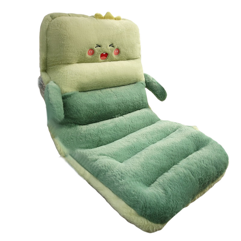 Tricicletă: pernă de șa cu spătar integrat pentru șaua din față și din spate; material pluș iepure, umplutură PP bumbac