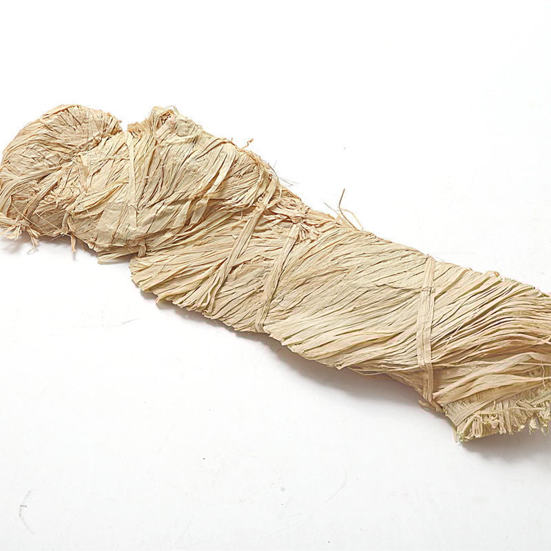Рафия занаятчийски материал за опаковане на подаръци – растителни влакна за пълнене на подаръчни кутии и сватбена украса